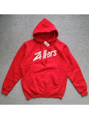NWT Rare Classic Logo Zellers Hoodie TAGGED UNISEX SIZE M (FITS LIKE MENS S)